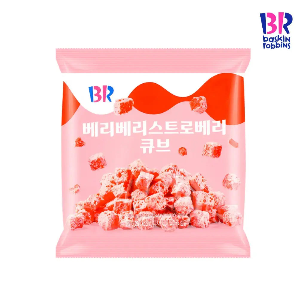 Baskin‑Robbins Very Berry Strawberry Bites (Imported from Korea)
