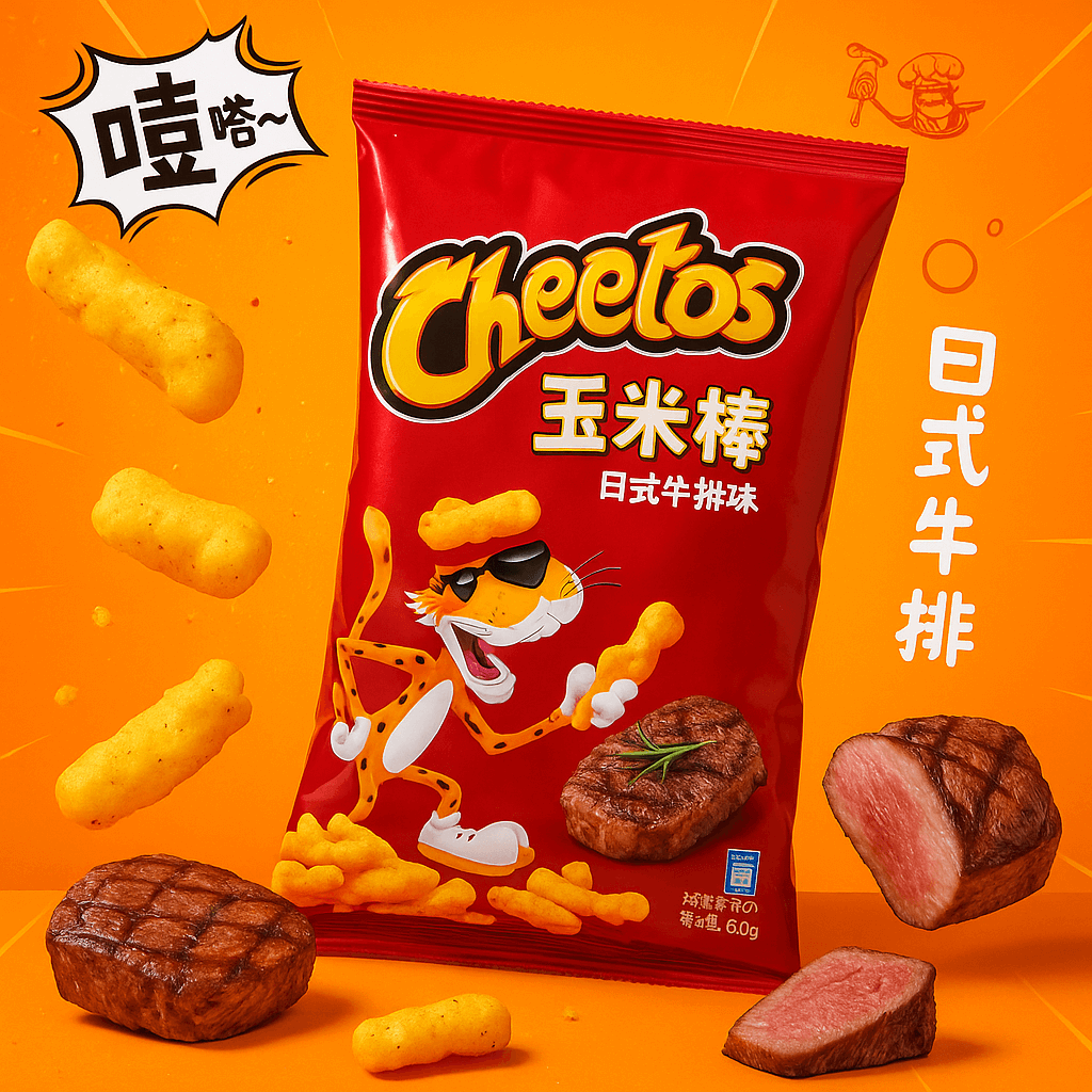 Cheetos Japanese Steak Flavor Chips – 90g