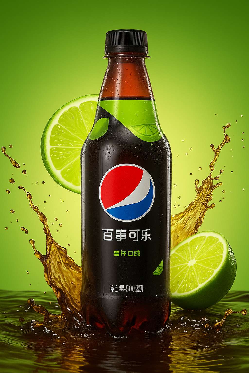 Pepsi Lime Flavor - 500ml (Imported from Taiwan)