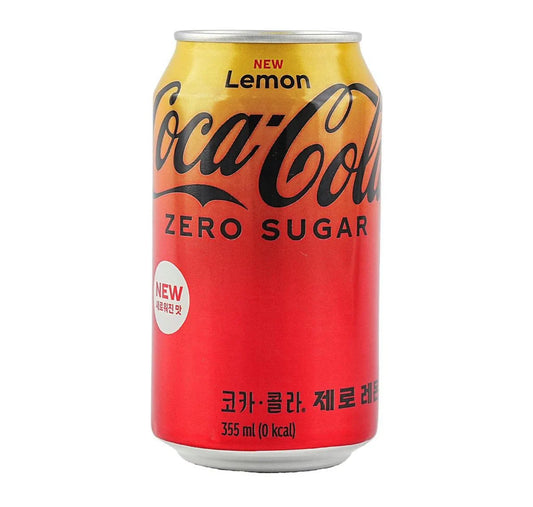 Coca-Cola Zero Sugar Lemon Flavor – 350ml (Imported from South Korea)