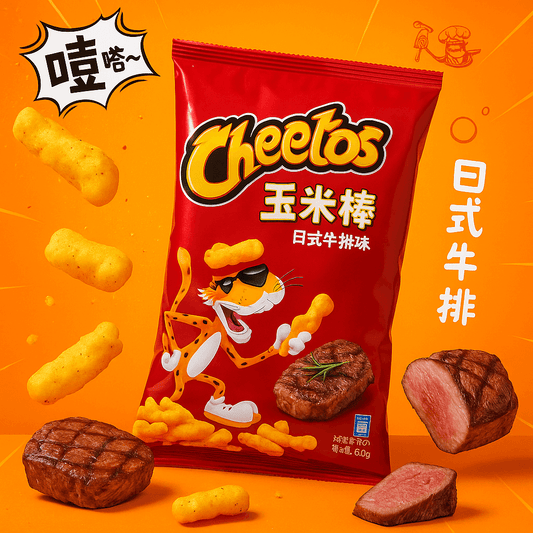 Cheetos Japanese Steak Flavor Chips – 90g