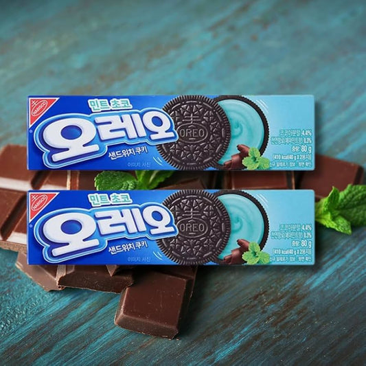 Oreo Cookies Mint Choco Flavor – 80g (Imported from Korea)