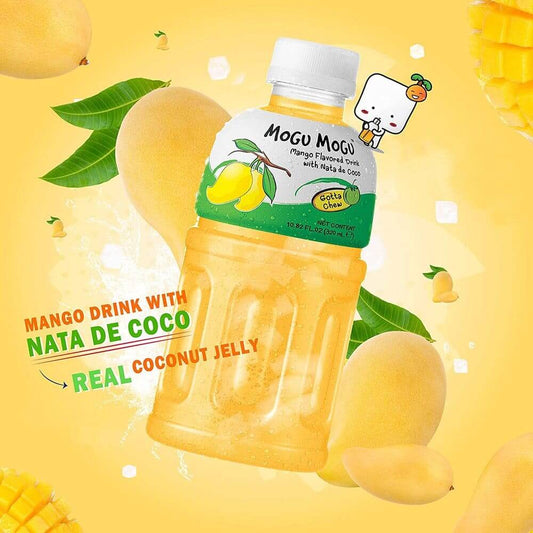 Mogu Mogu Mango Drink with Nata de Coco – 320ml