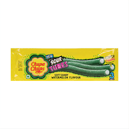 Chupa Chups Long Sour Tubes Watermelon Flavor (Imported from India)